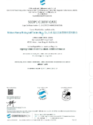 SCOPE CERTIFICATE